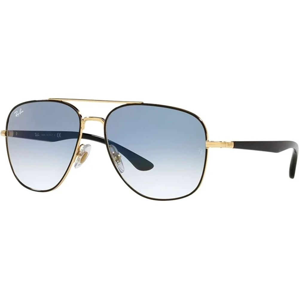 PREOWNED RAY BAN RB3683 SQUARE AVIATOR SUNGLASSES